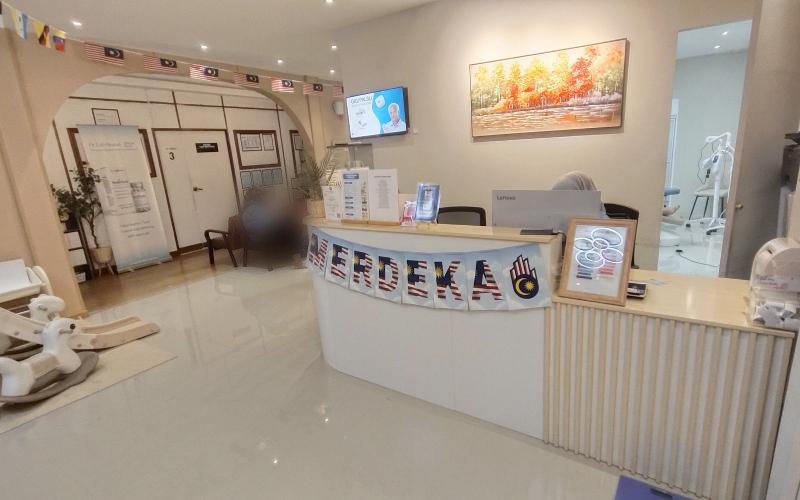 Kaunter pendaftaran klinik